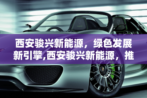 西安骏兴新能源，绿色发展新引擎,西安骏兴新能源，推动绿色发展的领军力量