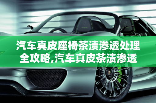 汽车真皮座椅茶渍渗透处理全攻略,汽车真皮茶渍渗透了怎么办？
