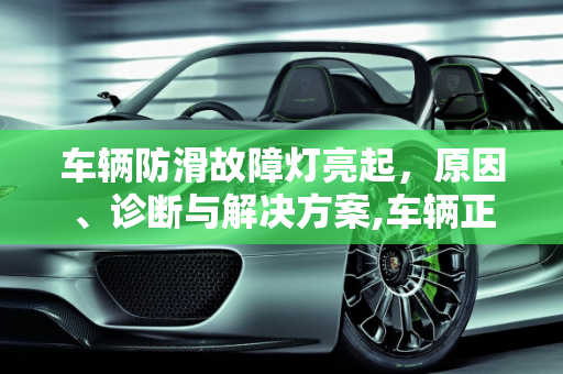 车辆防滑故障灯亮起，原因、诊断与解决方案,车辆正常行驶出现防滑图标，汽车仪表中防滑故障灯亮