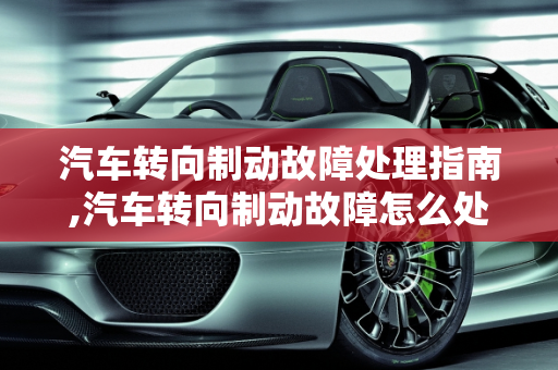 汽车转向制动故障处理指南,汽车转向制动故障怎么处理