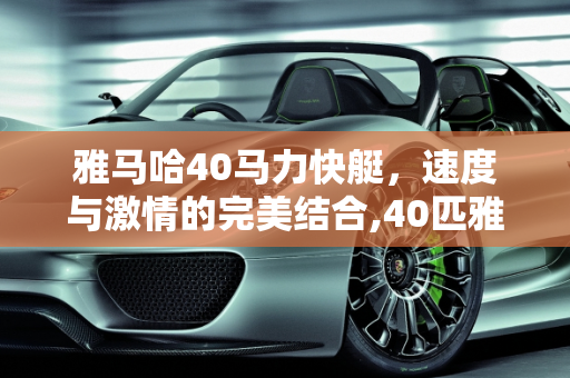 雅马哈40马力快艇，速度与激情的完美结合,40匹雅马哈快艇时速多少，雅马哈40马力新款车型