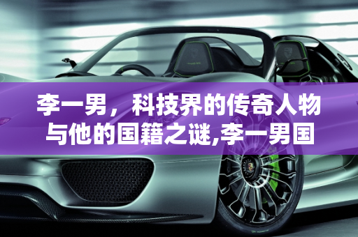 李一男，科技界的传奇人物与他的国籍之谜,李一男国籍