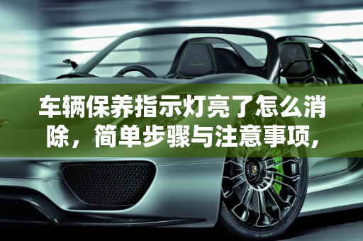 车辆保养指示灯亮了怎么消除，简单步骤与注意事项,车辆保养指示灯亮了怎么消除