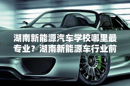 湖南新能源汽车学校哪里最专业？湖南新能源车行业前景分析,湖南新能源汽车学校哪里最专业，湖南新能源车