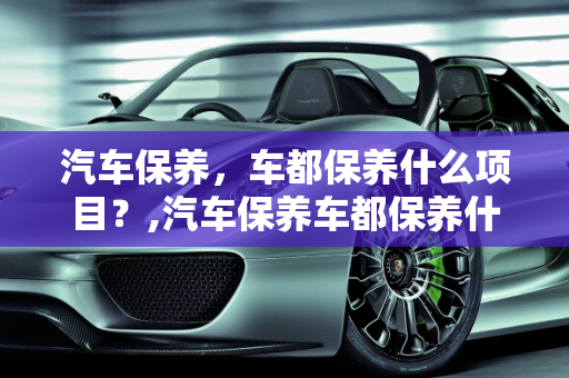 汽车保养，车都保养什么项目？,汽车保养车都保养什么项目