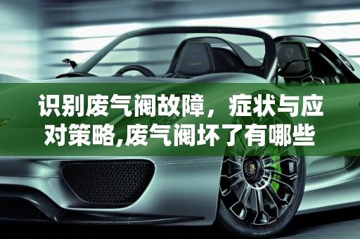 识别废气阀故障，症状与应对策略,废气阀坏了有哪些症状