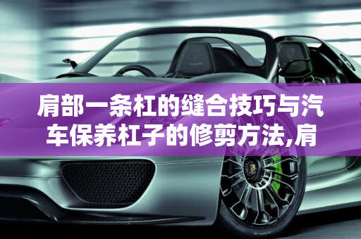 肩部一条杠的缝合技巧与汽车保养杠子的修剪方法,肩部一条杠怎样缝合,汽车保养杠子怎么修剪