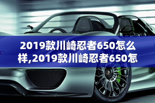 2019款川崎忍者650怎么样,2019款川崎忍者650怎么样