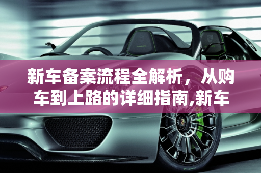 新车备案流程全解析，从购车到上路的详细指南,新车备案流程