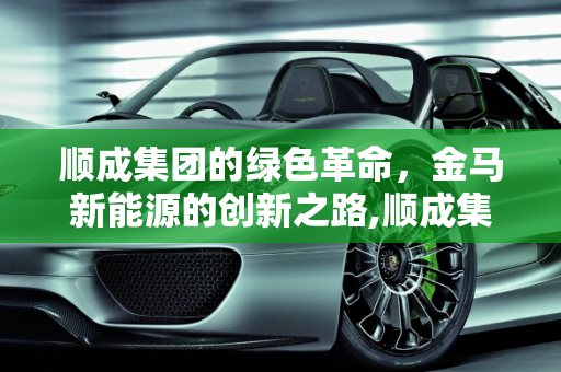 顺成集团的绿色革命，金马新能源的创新之路,顺成集团创始人,金马新能源