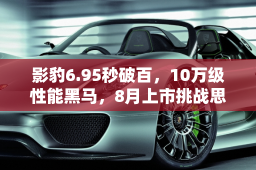 影豹6.95秒破百，10万级性能黑马，8月上市挑战思域,6.95秒破百，价格或在10万左右，影豹8月就上市，思域是对手吗