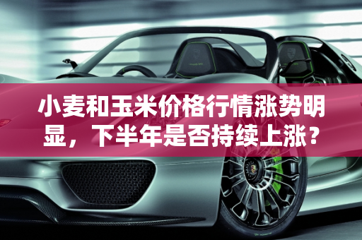 小麦和玉米价格行情涨势明显，下半年是否持续上涨？水稻市场又将如何？,小麦和玉米价格行情涨势明显，下半年还会继续上涨吗？水稻呢