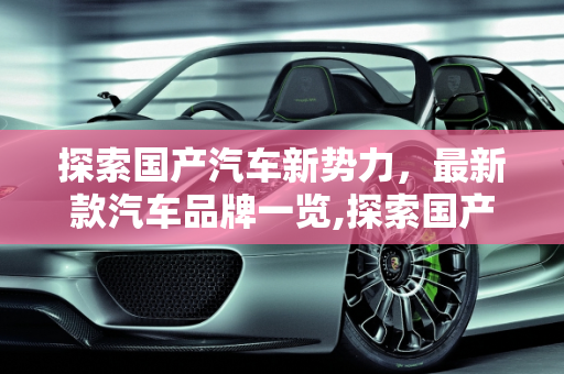 探索国产汽车新势力，最新款汽车品牌一览,探索国产汽车的新势力，最新款汽车品牌一览
