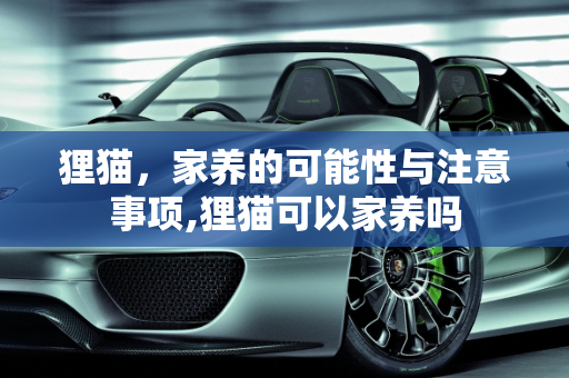 狸猫，家养的可能性与注意事项,狸猫可以家养吗