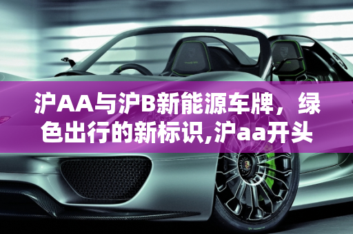 沪AA与沪B新能源车牌，绿色出行的新标识,沪aa开头的新能源是什么意思，沪b新能源