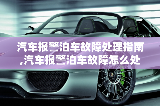 汽车报警泊车故障处理指南,汽车报警泊车故障怎么处理
